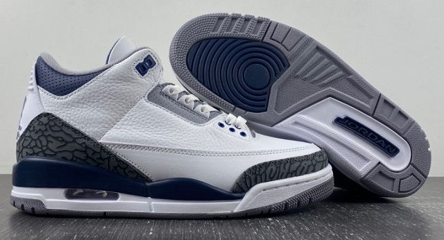 Air Jordan Retro 3 III SuperA Midnight Navy [Cheap Jordans Shoes 3 45]